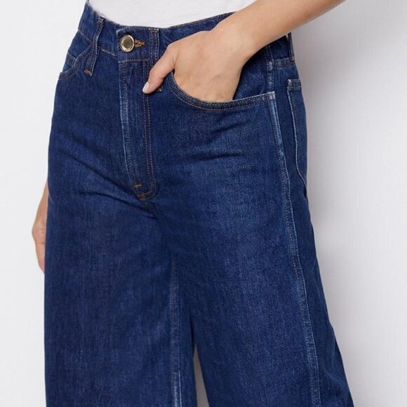 FRAME Wide Leg | Le Italien Wide Crop Vintage Size 24 NWT - Picture 3 of 4